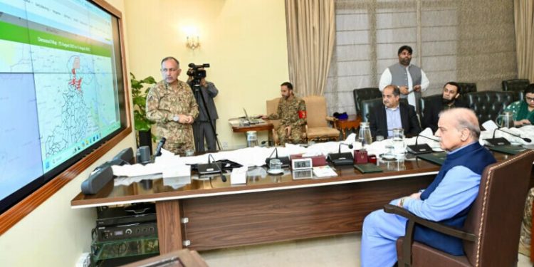 PM Shehbaz orders comprehensive flood relief operations in KP, AJK