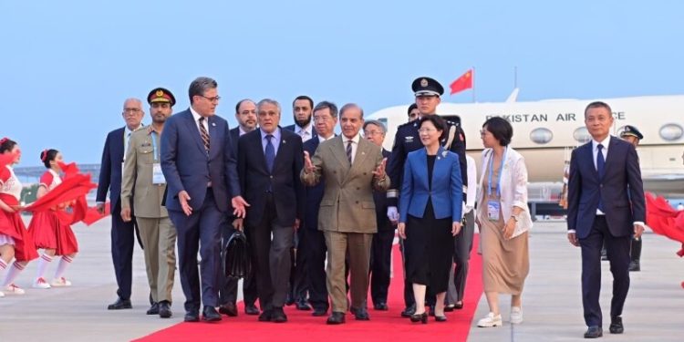 PM Shehbaz arrives in Tianjin for SCO summit; Modi touches down in China after 7-year gap