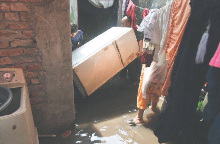 People face problems in shifting their household items. — White Star