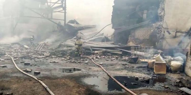 Blast at Russian gunpowder factory kills 11