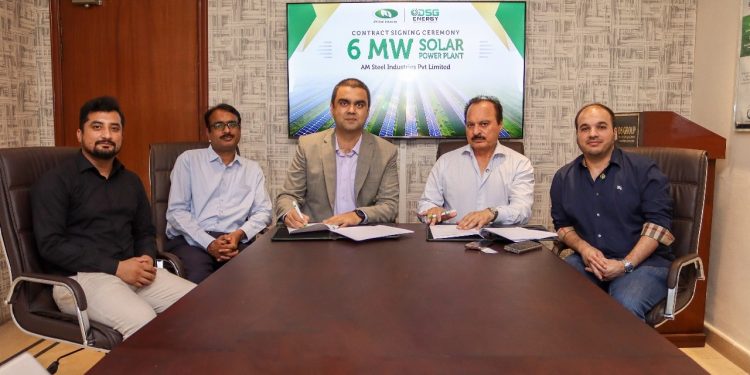 DSG Energy Achieves Another Milestone with 6 MW Solar Installation at AM Steels Pvt. Ltd, Solarizing Steel Sector