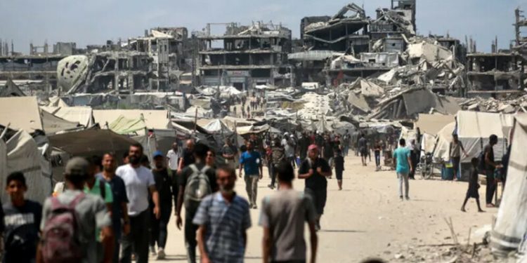 Israel PM says ‘will allow’ Palestinians to leave Gaza