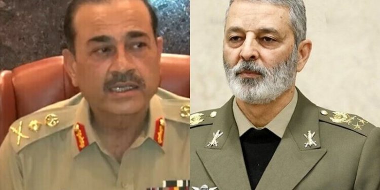 Pakistan, Iran army chiefs affirm readiness to eradicating terrorism for secure borders