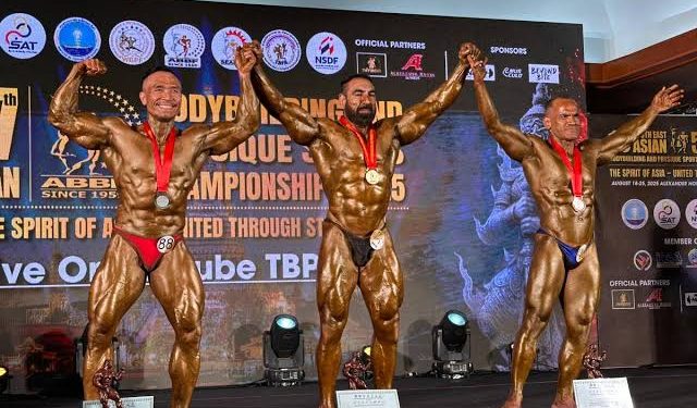 Proud of Nation! Pakistan Wins Two Gold Medals in Asian Bodybuilding and Physique Sports