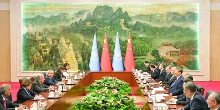 Xi welcomes leaders in Tianjin ahead of summit