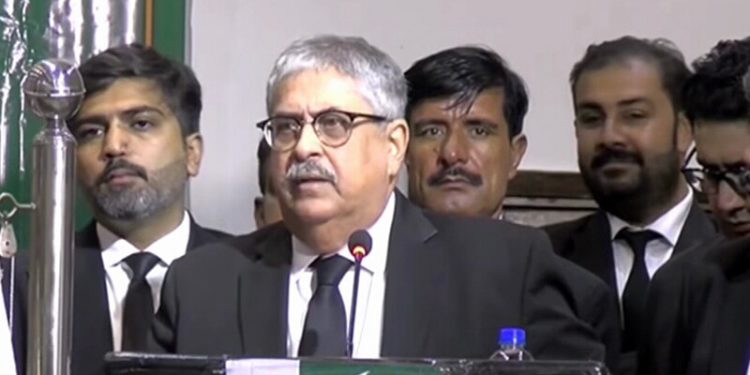 Talk of ‘hybrid system’ is admission of dictatorship: Justice Minallah