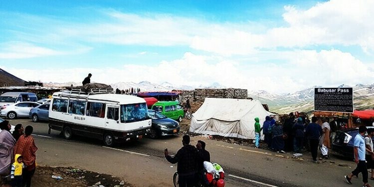 Elite Force deployed at Babusar Top, Kaghan valley