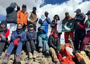 Pakistan’s first-ever all-woman expedition summits GB’s Bari La peak