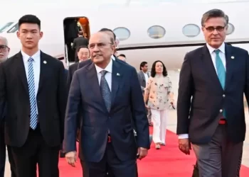 President Zardari arrives in China to kick off 10-day visit