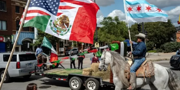 Chicago protesters defiant in face of Trump’s deportation threats