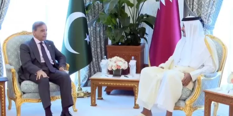 In meeting with Qatari emir, PM Shehbaz urges Muslim unity to confront Israeli provocations
