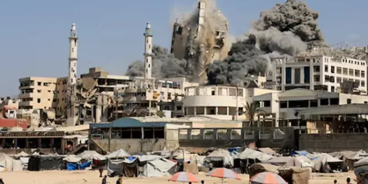 Israel says ‘Gaza is burning’ as it launches ground assault