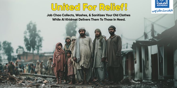 Jab Chaho Partners with Al-Khidmat Karachi to Support Flood-Affected Families