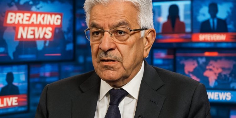 Khawaja Asif blasts media owners,'It’s all business, no news'