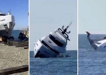 Luxury Yacht Worth Nearly $1 Million Sinks Minutes after it’s First Launch