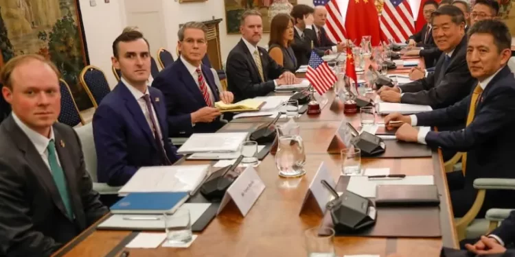 US, China end first day of talks in Spain on trade, TikTok deadline
