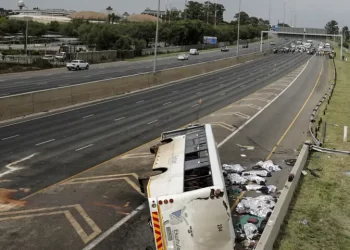 At least 40 killed in South Africa bus crash