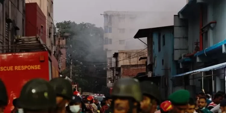 Bangladesh official blames locked door, toxic gas for deaths in factory fire