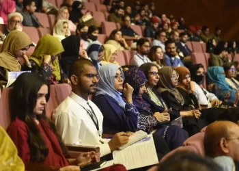 Attendees listen with rapt attention during the Breathe Pakistan conference in Lahore. — Murtaza Ali / White Star
