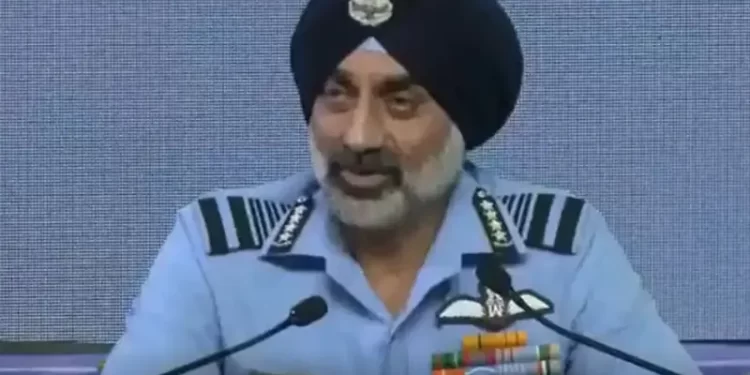 Indian air force chief repeats ‘implausible’ claims of downing 5 PAF jets