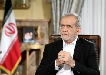 Iranian President Masoud Pezeshkian Cycles Down in City of Iran to Encourage Sport