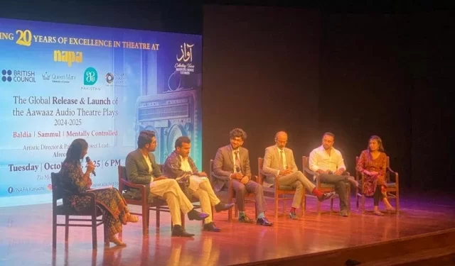 panel discussion with writers directors and audio producers