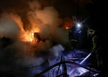 Parts of Kyiv plunged into darkness after mass Russian attack