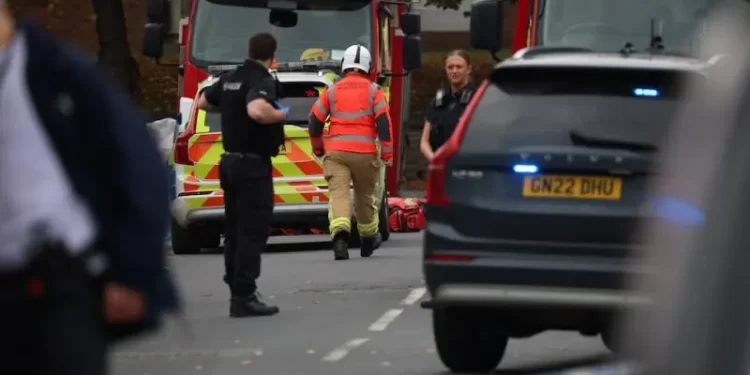 Police say four injured, man shot by officers in incident near UK synagogue