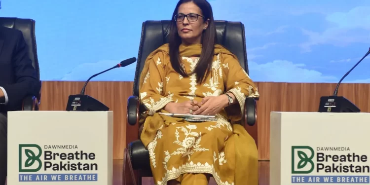 SC&rsquo;s Justice Ayesha Malik is seated during a panel discussion. &mdash; Murtaza Ali / White Star