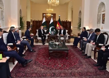 Chief of Army Staff (COAS) Field Marshal Asim Munir meets with Ali Ardeshir Larijani, the secretary of Iran’s Supreme National Secu­ri­­ty Council, at GHQ in Rawalpindi on Nov 26, 2025. — ISPR