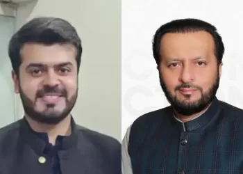 PTI candidate Chaudhry Arsalan Ahmad (L) and Hafiz Muhammad Noman (R). — Facebook/Arsalan Ahmad / X/PMLNPunjabPk