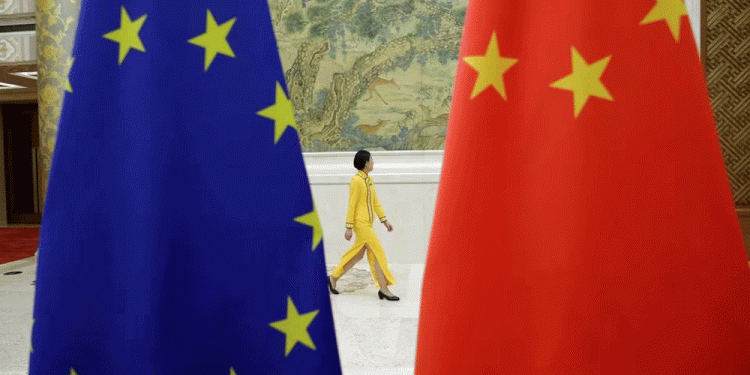 EU, China to continue engagement on export controls, EU says