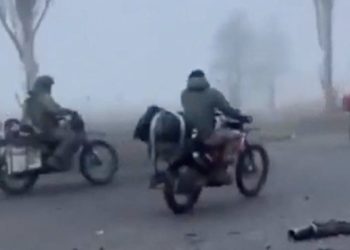 Heavy fog is punishing Ukraine's drones in the key city of Pokrovsk, where Russians are attacking on motorbikes and cars
