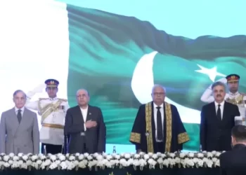 Justice Aminuddin Khan sworn in as first chief justice of Federal Constitutional Court