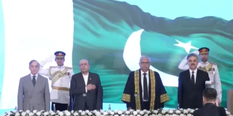 Justice Aminuddin Khan sworn in as first chief justice of Federal Constitutional Court