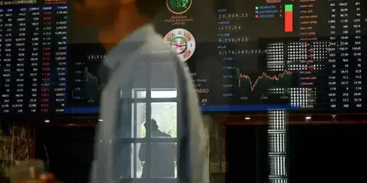 KSE-100 loses momentum, down nearly 700 points in intraday trading