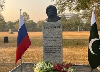 Monument to first man in space Yuri Gagarin unveiled in Islamabad