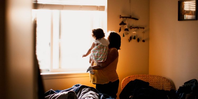 My mom moved in with me temporarily and ended up staying for 10 years. We split our bills and she helps me with childcare.