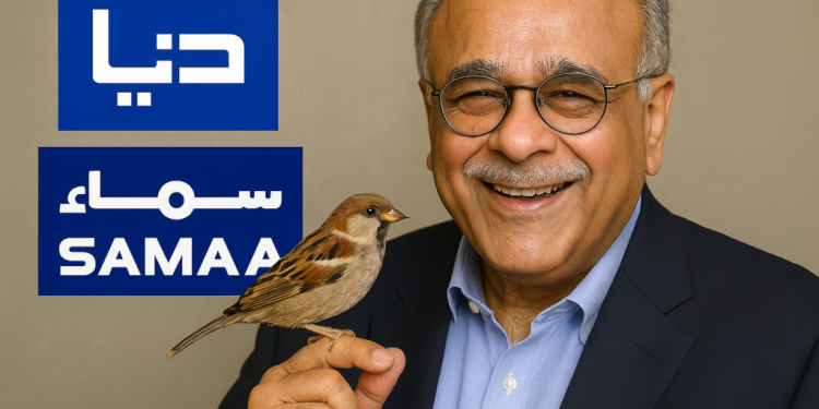 AI Image Najam Sethi MediaBites