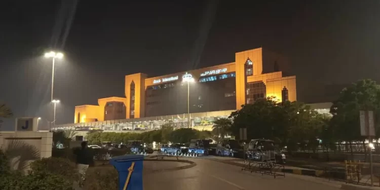 A photo of Jinnah International Airport in Karachi from December 26, 2024. — Abyan Amir