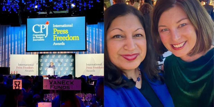 Niketa Patel Press Freedom at CPJ International Awards