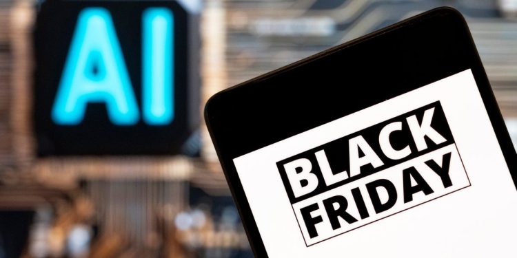 Shoppers are on pace to break Black Friday online spending records and use AI more than ever as sales hit $8.6 billion