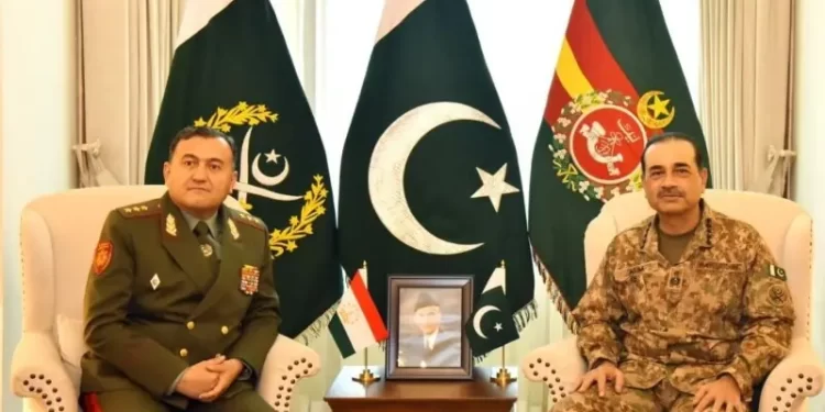 Tajikistan’s defence minister calls on COAS Asim Munir