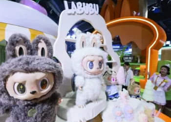 a labubu display at a mart in china photo reuters