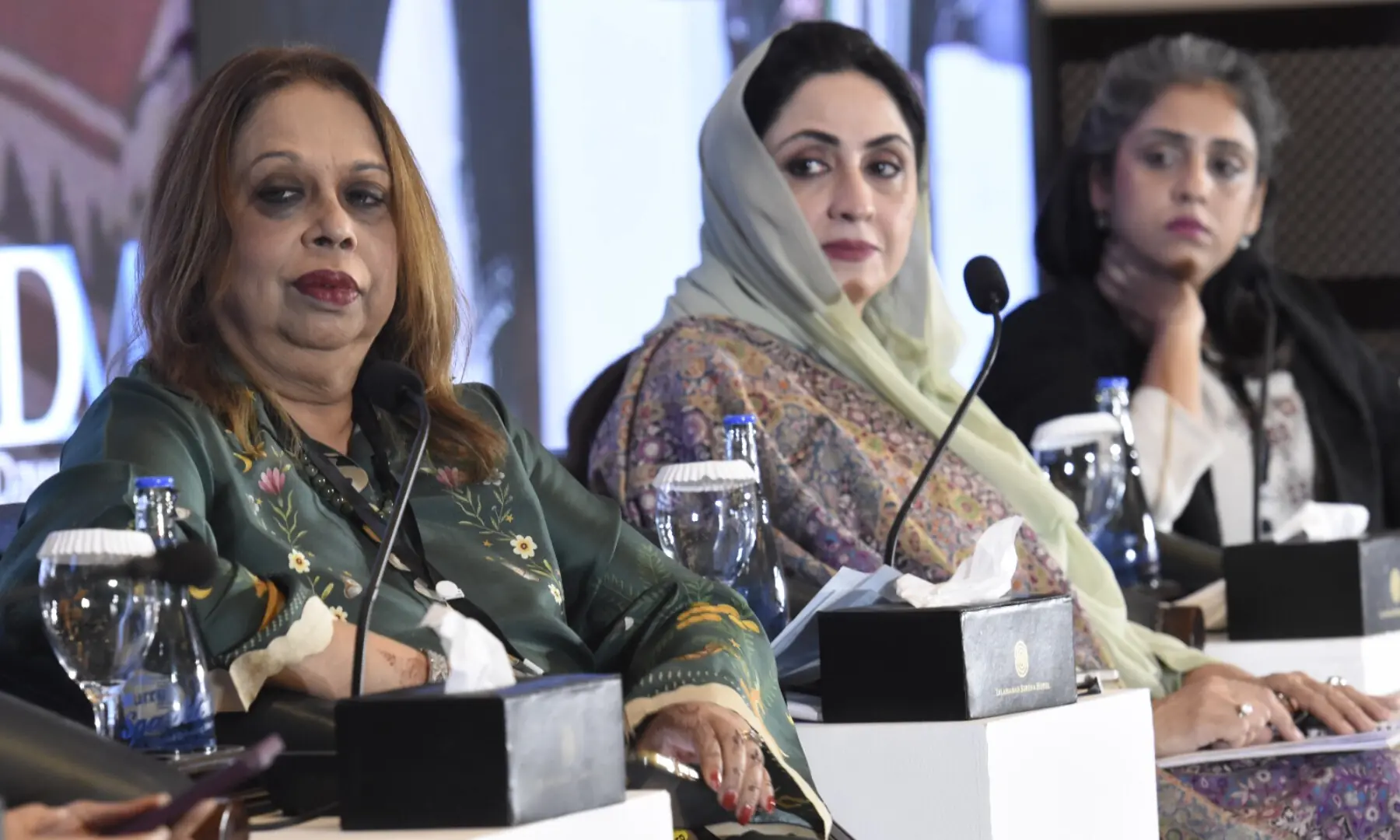QZ Catalyst CEO Dr Yasmeen Sabih Qazi speaks at the summit. — Tanveer Shahzad / White Star
