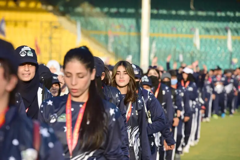 A view of the National Games in Karachi on Saturday. — Tahir Jamal/White Star