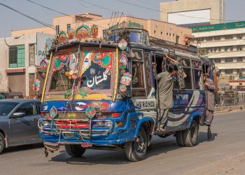 11 Year Old Boy Caught Driving Passenger Bus in DHA Phase 8 in Karachi
