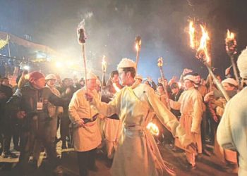 Baltistan celebrates ‘Mayfung’ with fire & festivities
