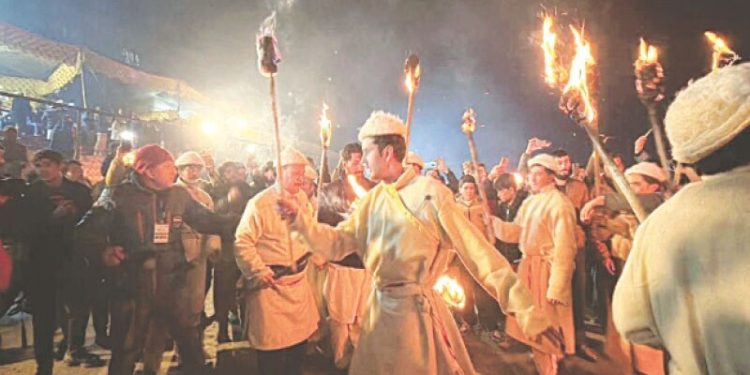 Baltistan celebrates ‘Mayfung’ with fire & festivities