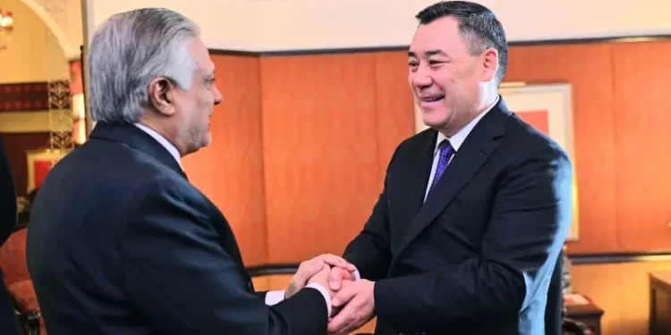 Dar meets Kyrgyzstan president, reaffirms Islamabad’s commitment to strengthening ties